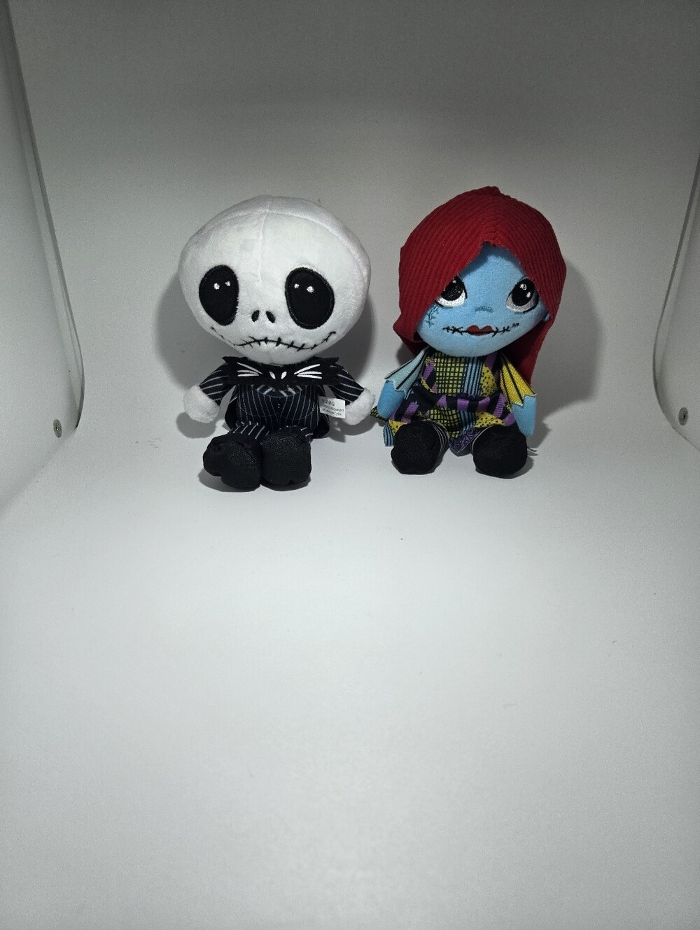 Disney Nightmare Before Christmas  Plush Sally and Jack.